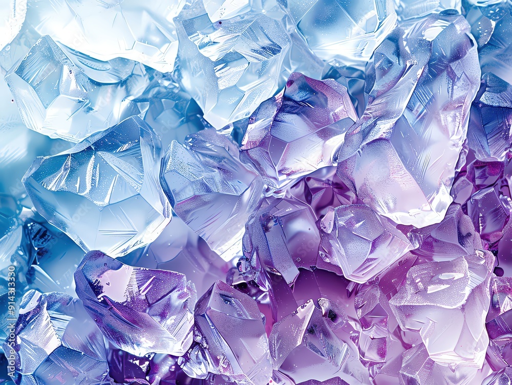 A stunning close-up of colorful crystals, showcasing intricate patterns and brilliant hues of blue and purple. A stunning close-up of colorful crystals, showcasing intricate patterns and brilliant hues of blue and purple.