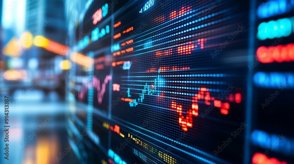 Financial Stock Market Graphs and Charts Financial Stock Market Graphs and Charts