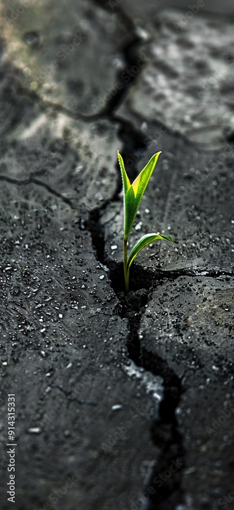 plant growing from the ground plant growing from the ground