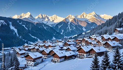 Winter in Alpine Serenity