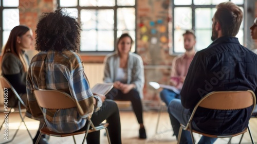 A workshop on leadership coaching techniques with active participation