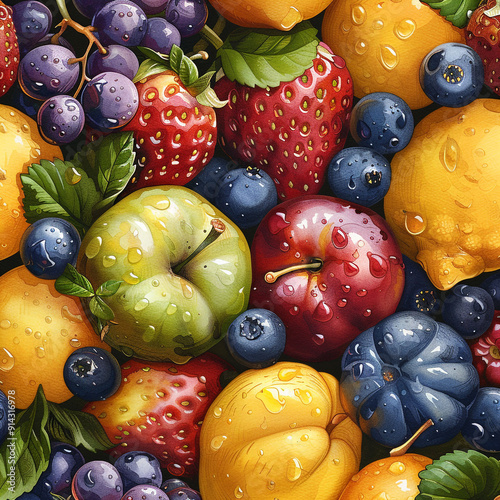 berries on the table