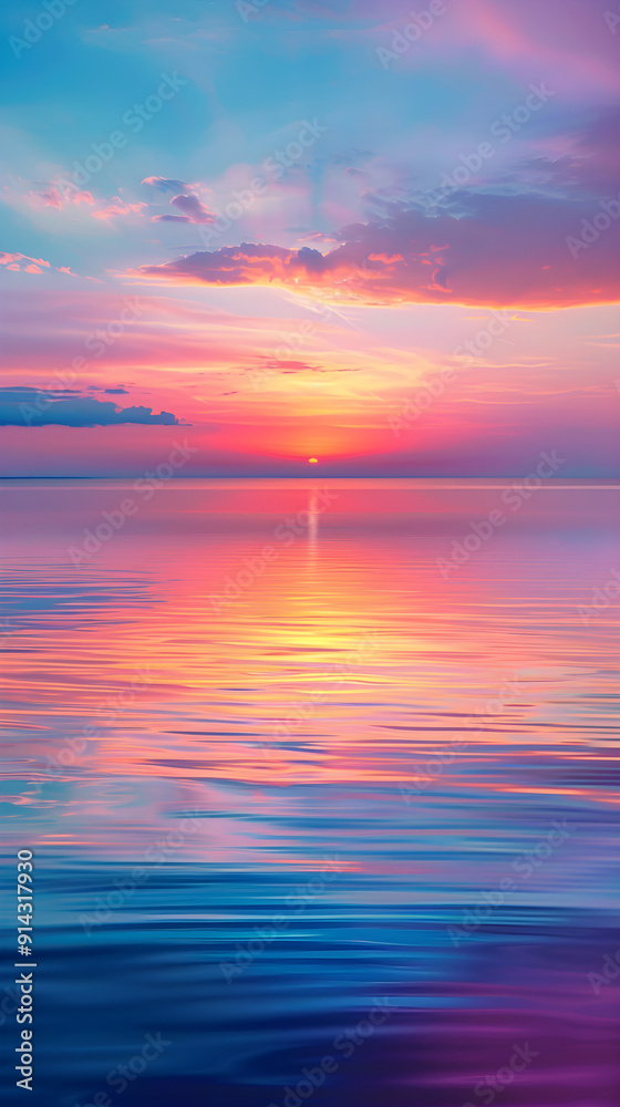 Serene Sunset at Sea: A Harmonious Blend of Pantone Colors Reflecting the Beauty of Nature at Dusk Serene Sunset at Sea: A Harmonious Blend of Pantone Colors Reflecting the Beauty of Nature at Dusk