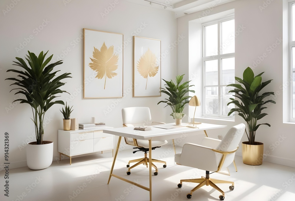 White and gold theme interior modern minimalism photo realism neww Style 3d Paints Doodle Illustration Deep View High Results 4k HD White and gold theme interior modern minimalism photo realism neww Style 3d Paints Doodle Illustration Deep View High Results 4k HD