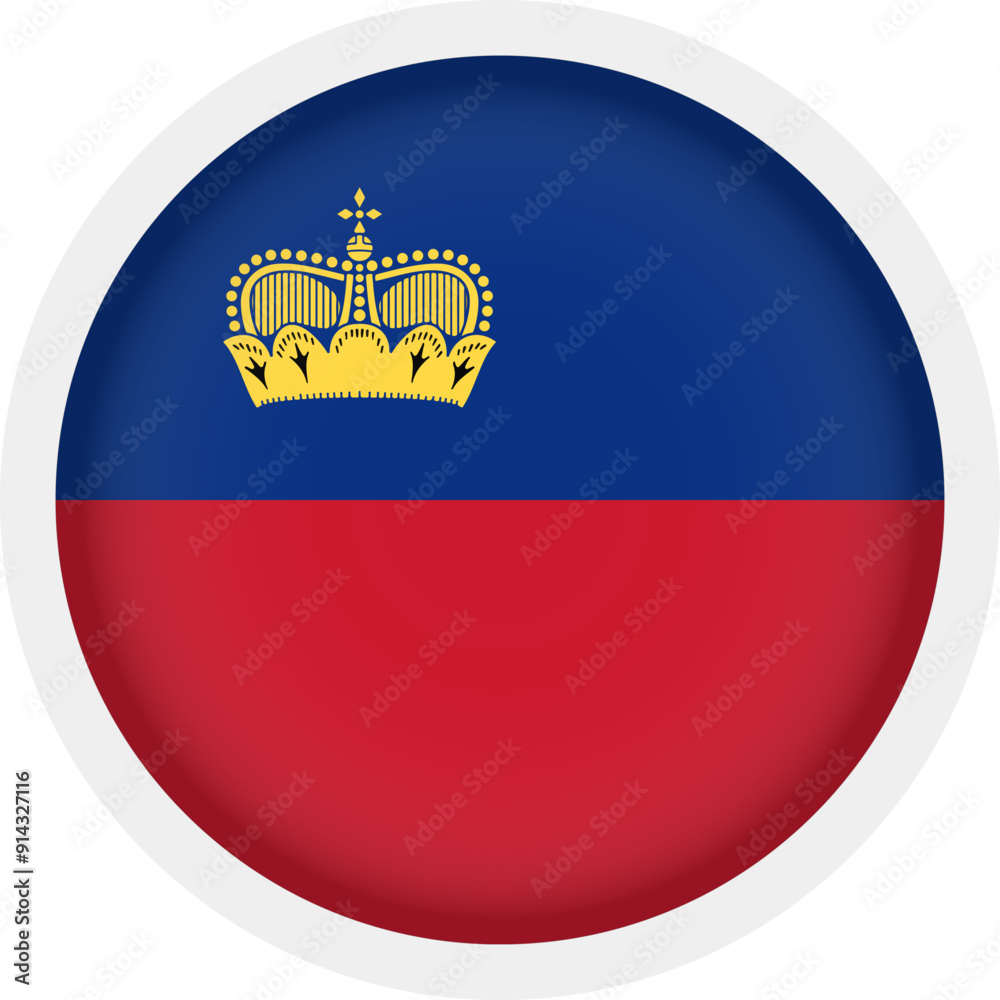 Obraz premium Liechtenstein Flag Icon
