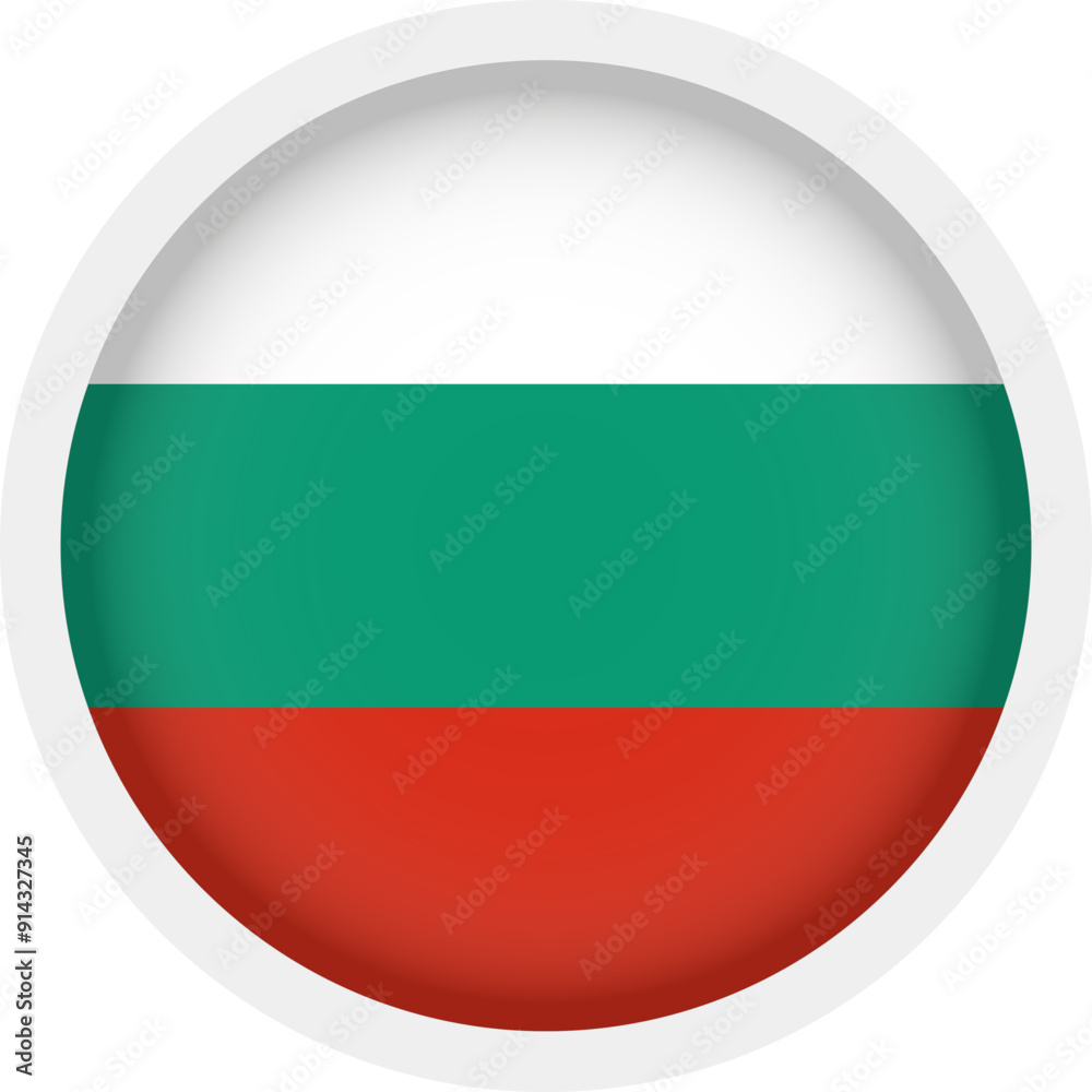 Fototapeta premium Bulgaria Flag Icon