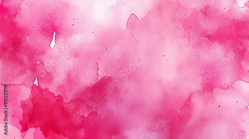 A soft pink watercolor background featuring a pronounced texture with subtle gradients and splotches photo