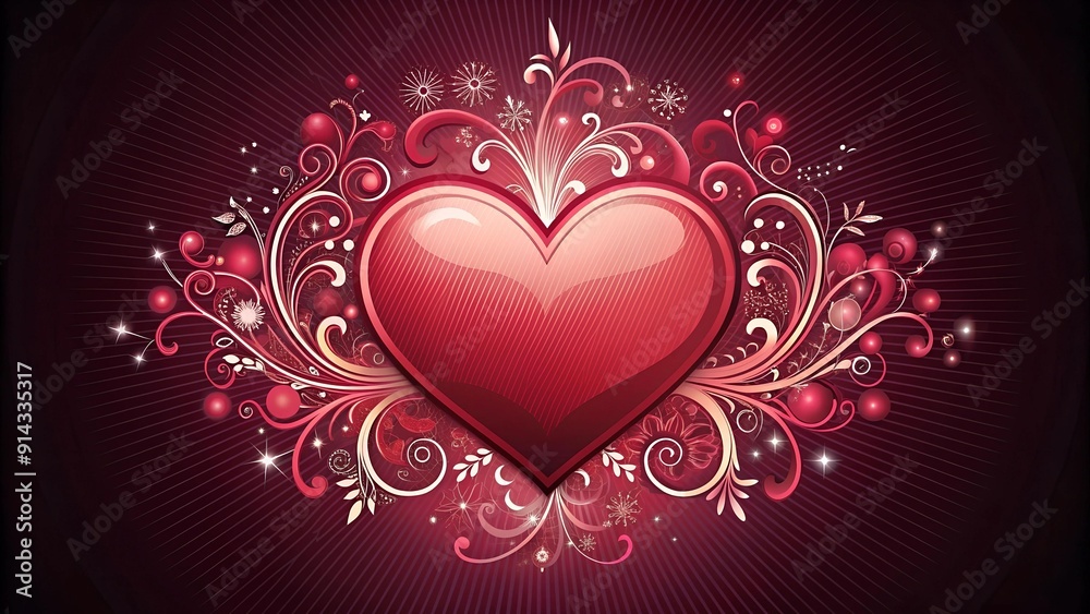 A Delicate Fusion of Fashion and Love: Abstract Heart with Fashion Elements AI Generated A Delicate Fusion of Fashion and Love: Abstract Heart with Fashion Elements AI Generated