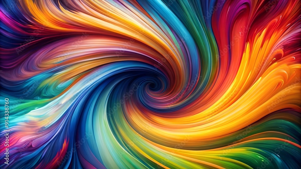Abstract Symphony of Hues: A Vibrant Canvas of Intertwined Colors AI Generated Abstract Symphony of Hues: A Vibrant Canvas of Intertwined Colors AI Generated