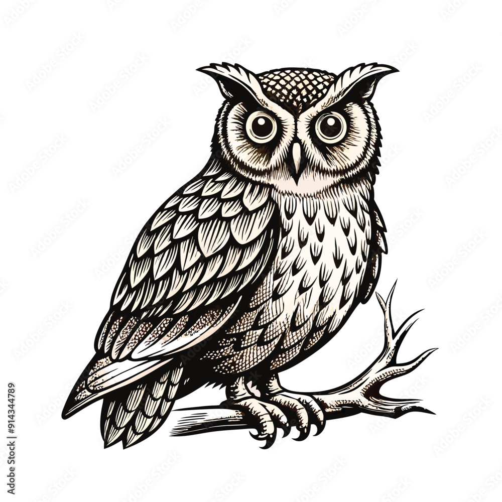 Fototapeta premium Old engraving style vector illustration