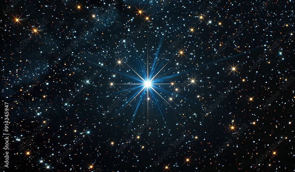 Night sky with stars sparkling on black background design Night sky with stars sparkling on black background design