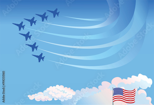 Eagle fighter jet plane taking off during exercise