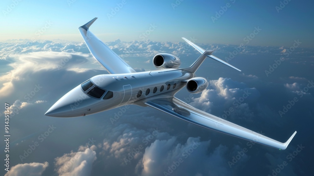 Modern airplane design that emphasizes fuel efficiency Modern airplane design that emphasizes fuel efficiency