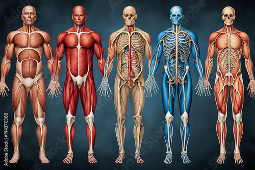 Illustration of Human Body Systems