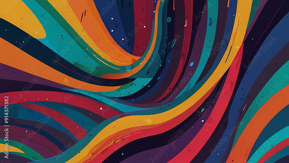 Dynamic Line Flow: Abstract background that captures the movement and fluidity of lines Dynamic Line Flow: Abstract background that captures the movement and fluidity of lines