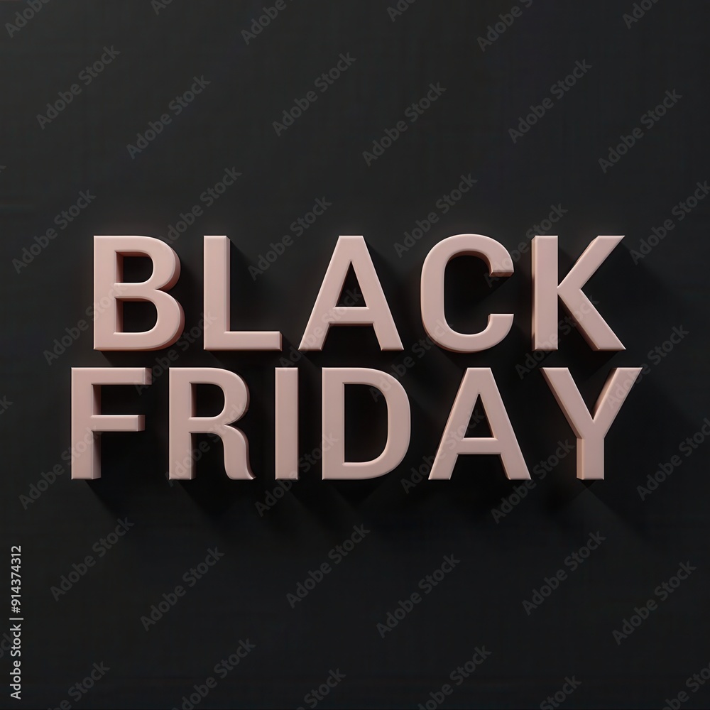 BLACK FRIDAY three dimensional text illustration. Sale event, marketing, advertising concept modern design. BLACK FRIDAY three dimensional text illustration. Sale event, marketing, advertising concept modern design.