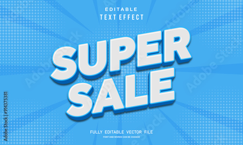 Super sale text effect