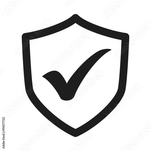 security shield icons.,Icons related to privacy protection.