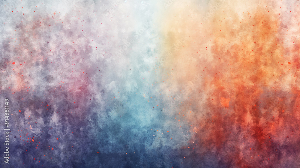 Fototapeta premium A colorful background with red, blue, and yellow splatters