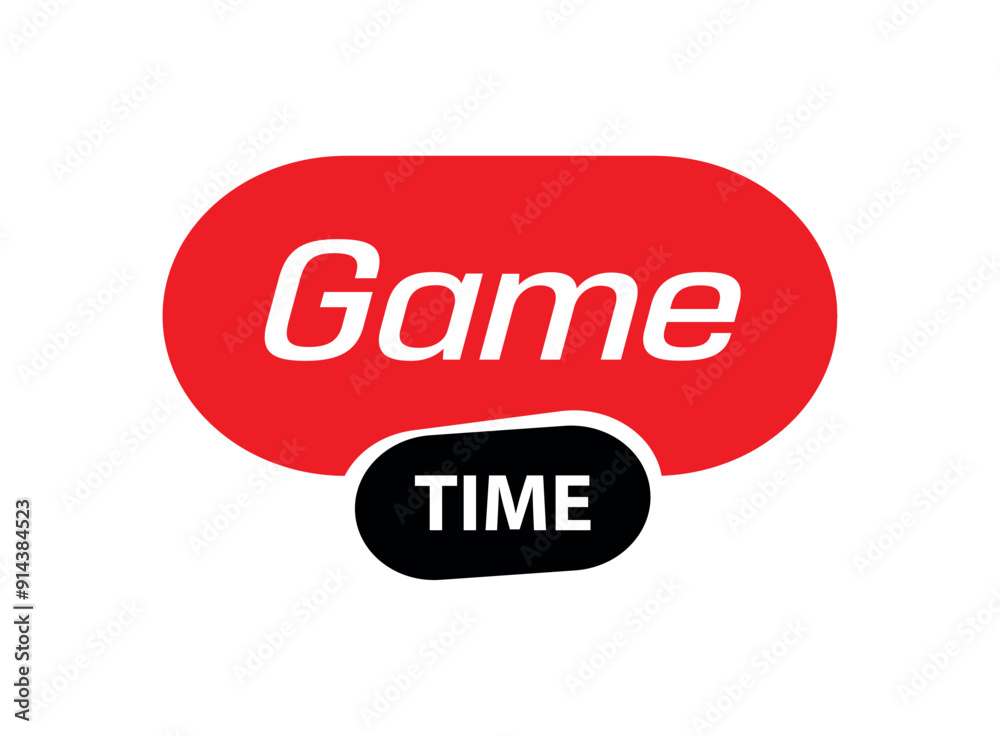 game time text information sign game time text information sign