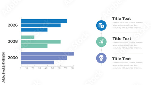 Responsive horizontal bar chart for visualizing data, tailored for design and presentation purposes.