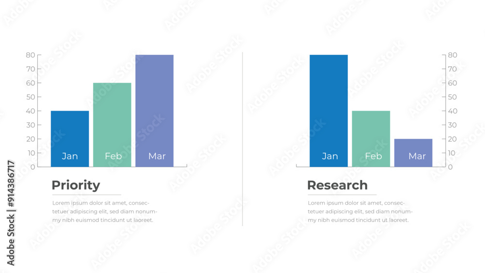 Customizable vector infographic with a bar chart, designed for seamless integration into presentation templates. Customizable vector infographic with a bar chart, designed for seamless integration into presentation templates.