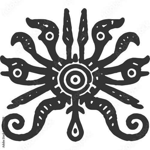 Godlike Ascendancy Vintage Illustration Vector