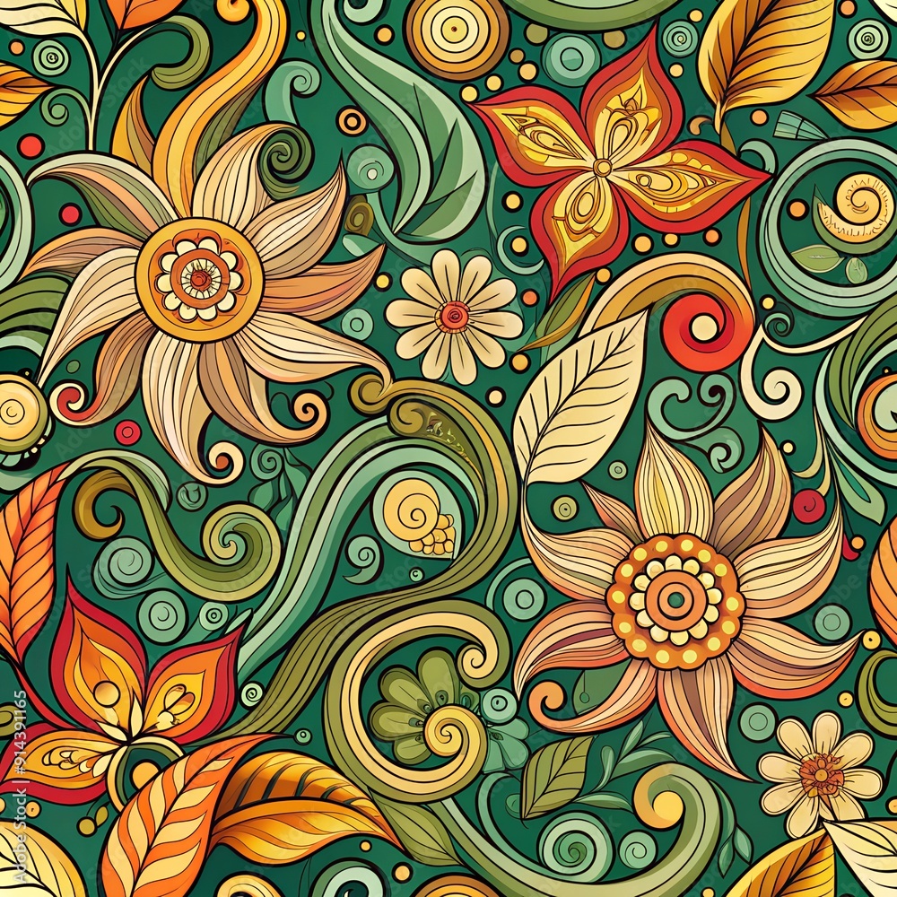 seamless floral pattern seamless floral pattern