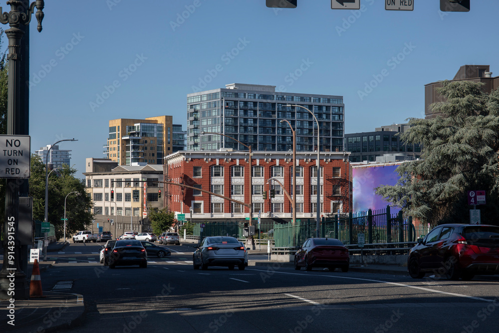 Naklejka premium Portland urban view and cityscape 