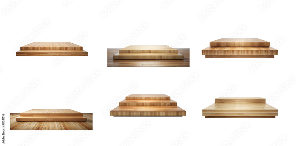 Graphic Wooden Podium, Transparent Background Graphic Wooden Podium, Transparent Background