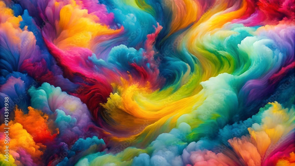 Abstract Color Explosion: A Vibrant and Dynamic Wallpaper Texture AI generated Abstract Color Explosion: A Vibrant and Dynamic Wallpaper Texture AI generated