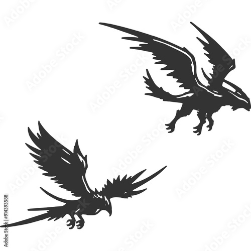 Loyalty Enforced Vintage Illustration Vector