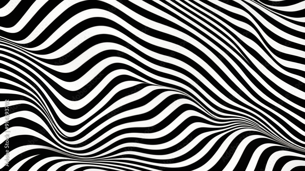 Abstract Black and White Curved Stripes, Digital Art , Black and White , Stripes , Abstract Abstract Black and White Curved Stripes, Digital Art , Black and White , Stripes , Abstract