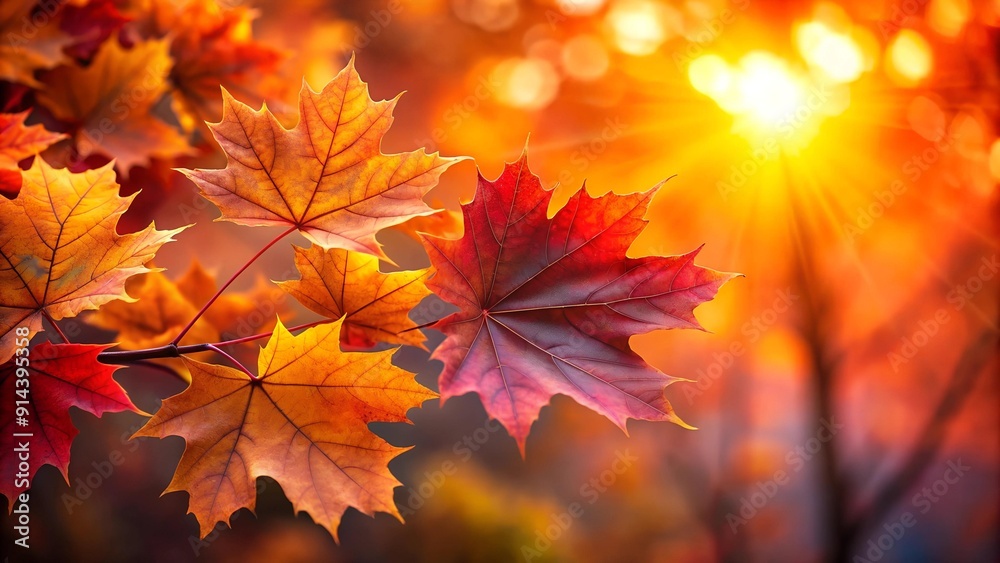 Crimson Canopy: A Symphony of Autumn Colors generative AI Crimson Canopy: A Symphony of Autumn Colors generative AI