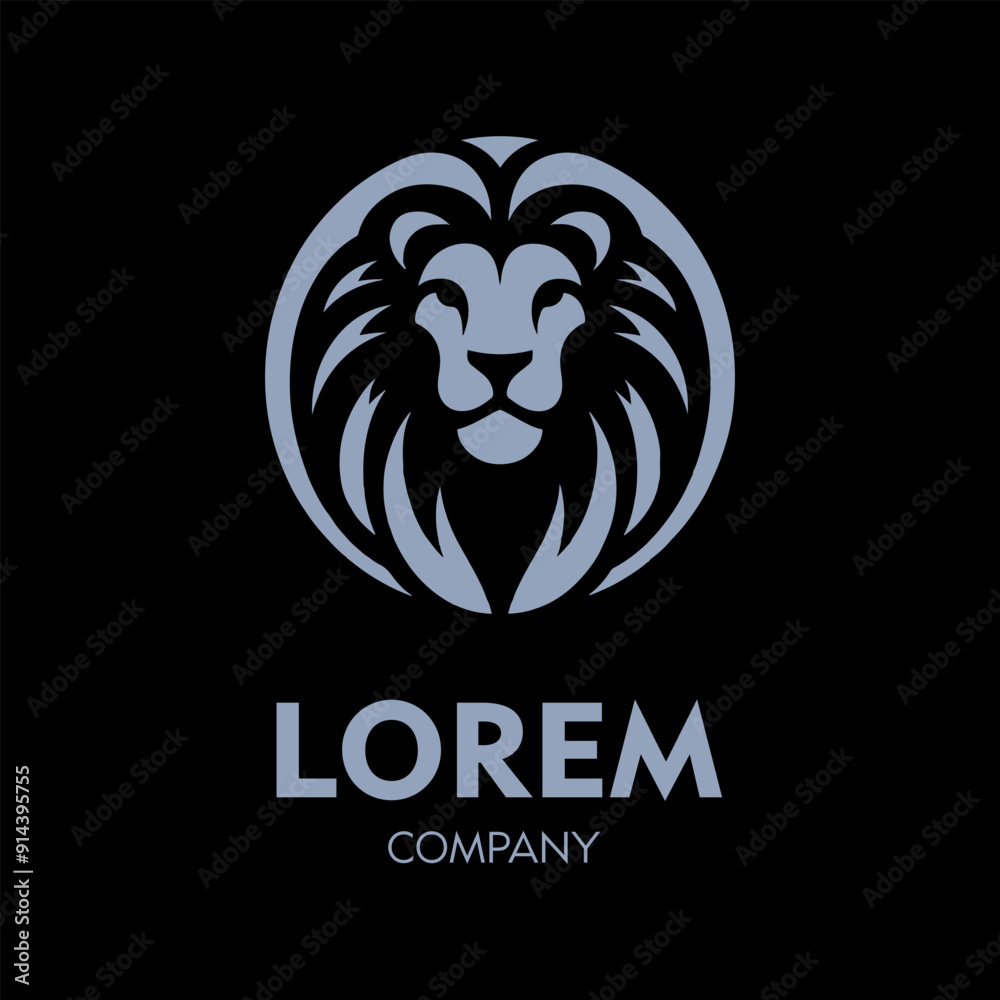 Lorem Company - Vector Flat Logo Illustration Lorem Company - Vector Flat Logo Illustration