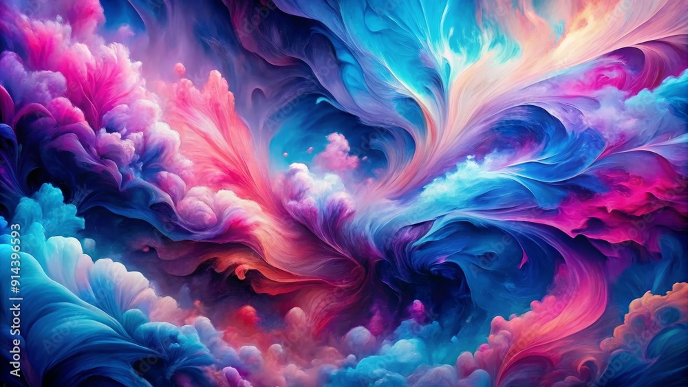 Abstract Dreamscape of Swirling Colors, digital art, abstract painting, fantasy, colorful clouds, , abstract Abstract Dreamscape of Swirling Colors, digital art, abstract painting, fantasy, colorful clouds, , abstract