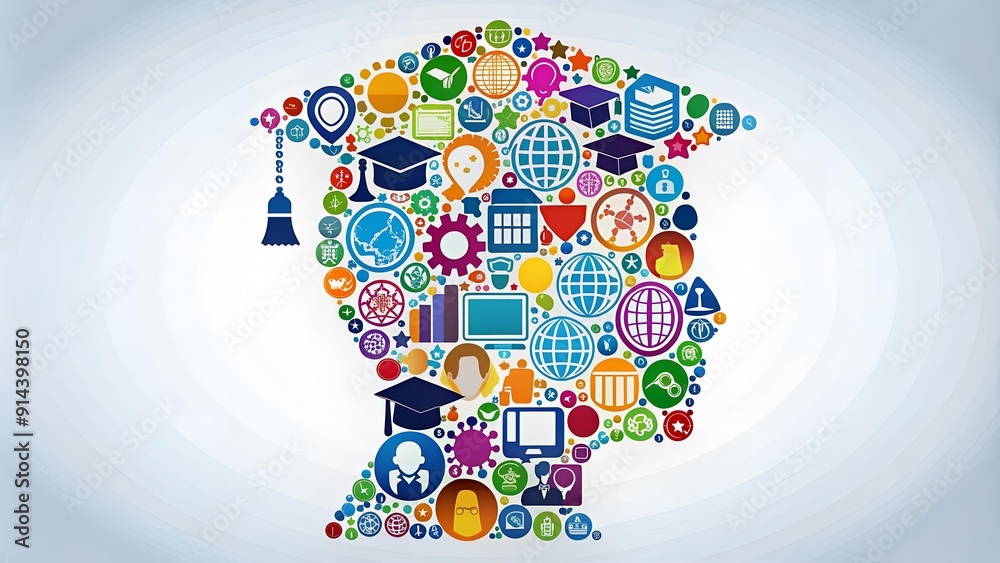 Obraz premium A Tapestry of Knowledge: Exploring the Dimensions of Student Learning AI Generated