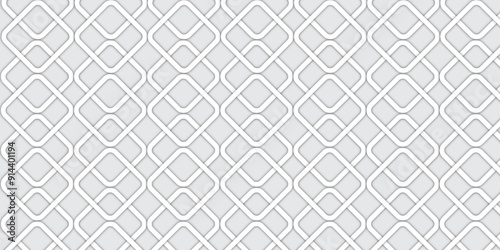 Geometrical shapes in paper style background.