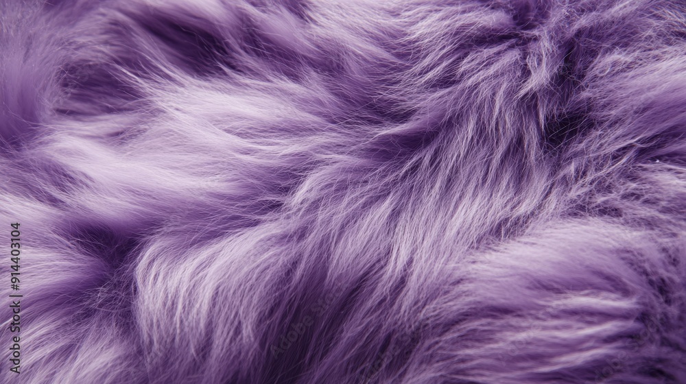 Purple fluffy texture background with soft and cozy fabric material close-up in vibrant pastel color Purple fluffy texture background with soft and cozy fabric material close-up in vibrant pastel color