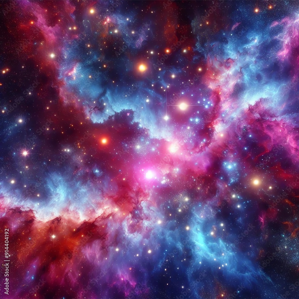Fototapeta premium stars and nebula