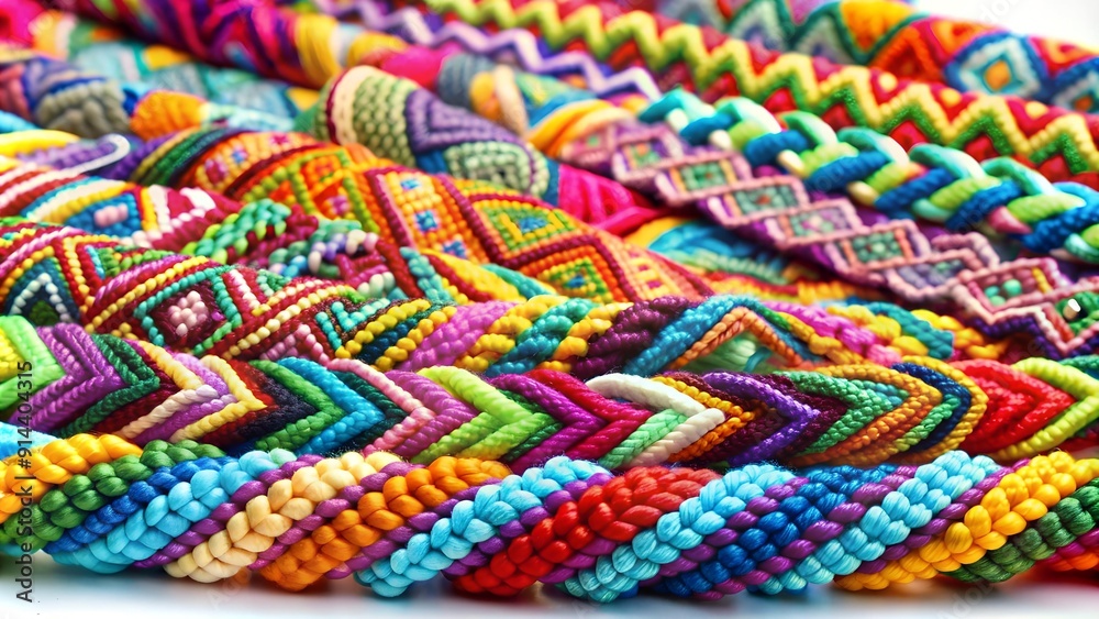 Celebrating Friendship: A Tapestry of Colorful Bracelets AI Generated Celebrating Friendship: A Tapestry of Colorful Bracelets AI Generated