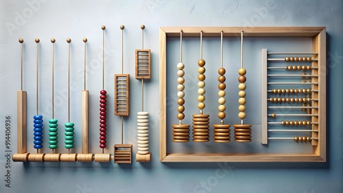 The Evolution of Technology: From the Abacus to Artificial Intelligence  Generative AI photo