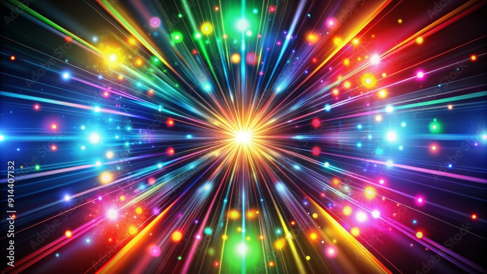 Cosmic Burst of Light Rays, Abstract, Digital, Art, Design, Bokeh, Glow Cosmic Burst of Light Rays, Abstract, Digital, Art, Design, Bokeh, Glow