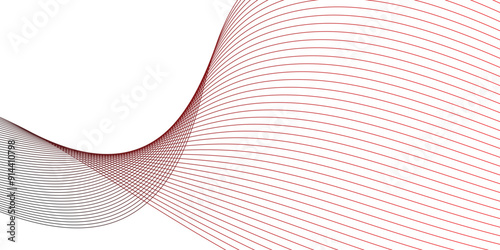 Wavy background with space gradient.