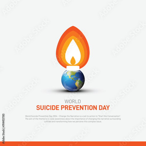 world suicide prevention day. world suicide prevention day creative banner, poster, social media post, postcard, background, template design etc. 