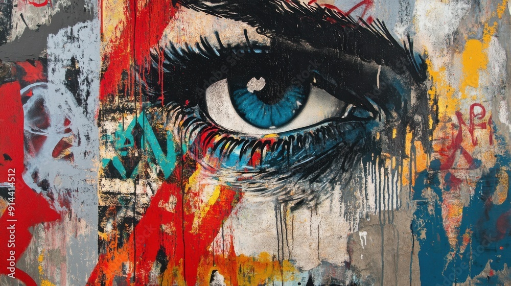 Obraz premium graffiti on the wall