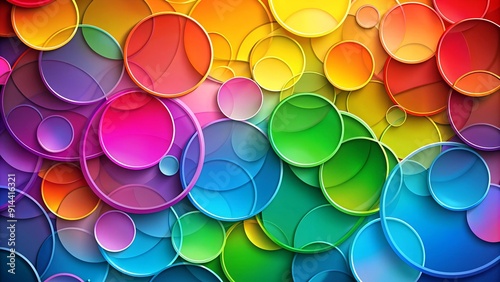 Ephemeral Echoes: A Symphony of Saturated Hues  Generative AI