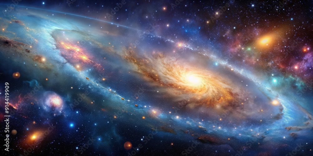Endless universe with galaxy stars in deep space, Cosmos, infinite, celestial, astronomy, exploration, galaxy, stars, cosmic Endless universe with galaxy stars in deep space, Cosmos, infinite, celestial, astronomy, exploration, galaxy, stars, cosmic