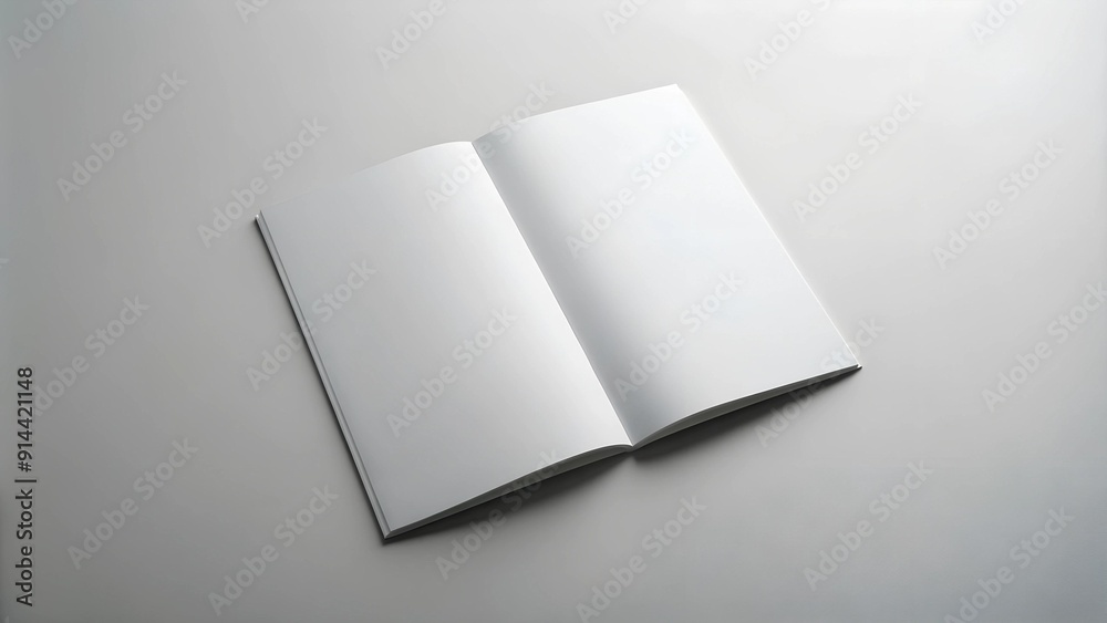 Crisp White A4 Brochure Mockup - Minimalist Design AI Generated Crisp White A4 Brochure Mockup - Minimalist Design AI Generated