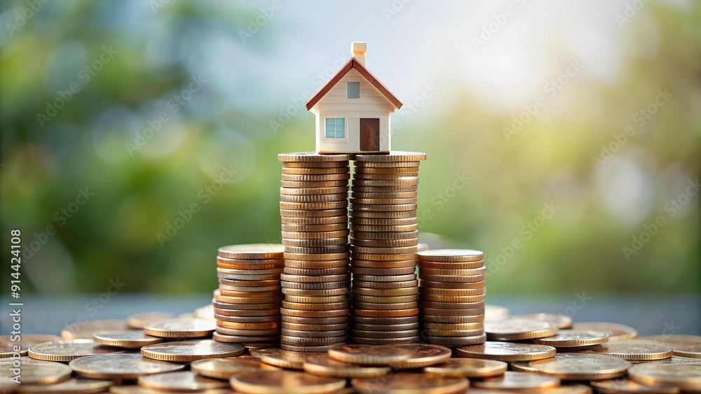 Building a Foundation of Wealth: A Tiny House on a Tower of Coins generative AI Building a Foundation of Wealth: A Tiny House on a Tower of Coins generative AI